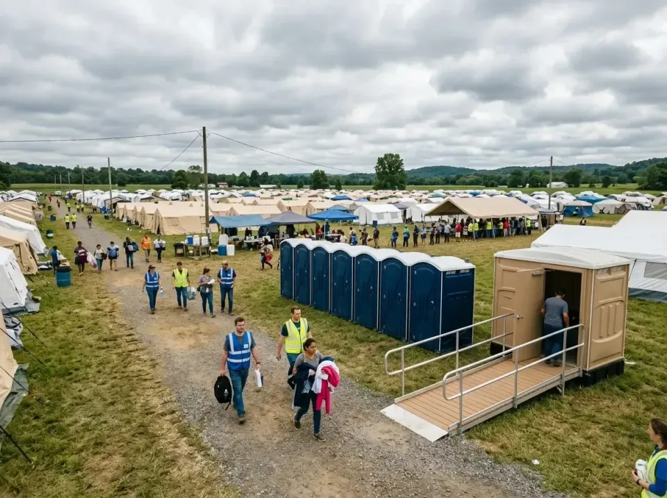 disaster-relief-camp-restrooms-010 — frequently asked questions, Dumpster & Portable Bathrooms Rental in Whitehall, MI
